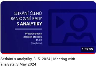 Setkání s analytiky, 3. 5. 2024, Meeting with analysts, 3 May 2024