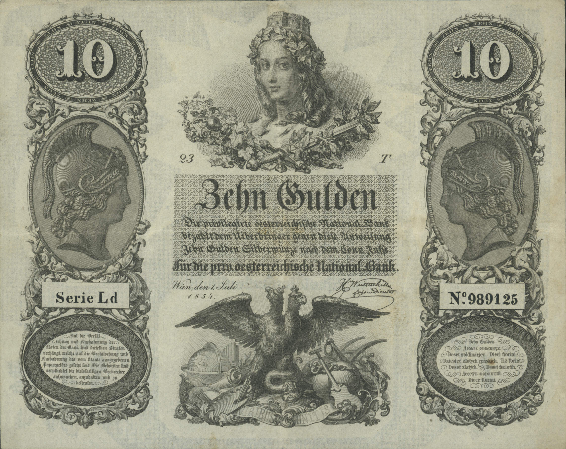 Bankovka Privilegované rakouské národní banky