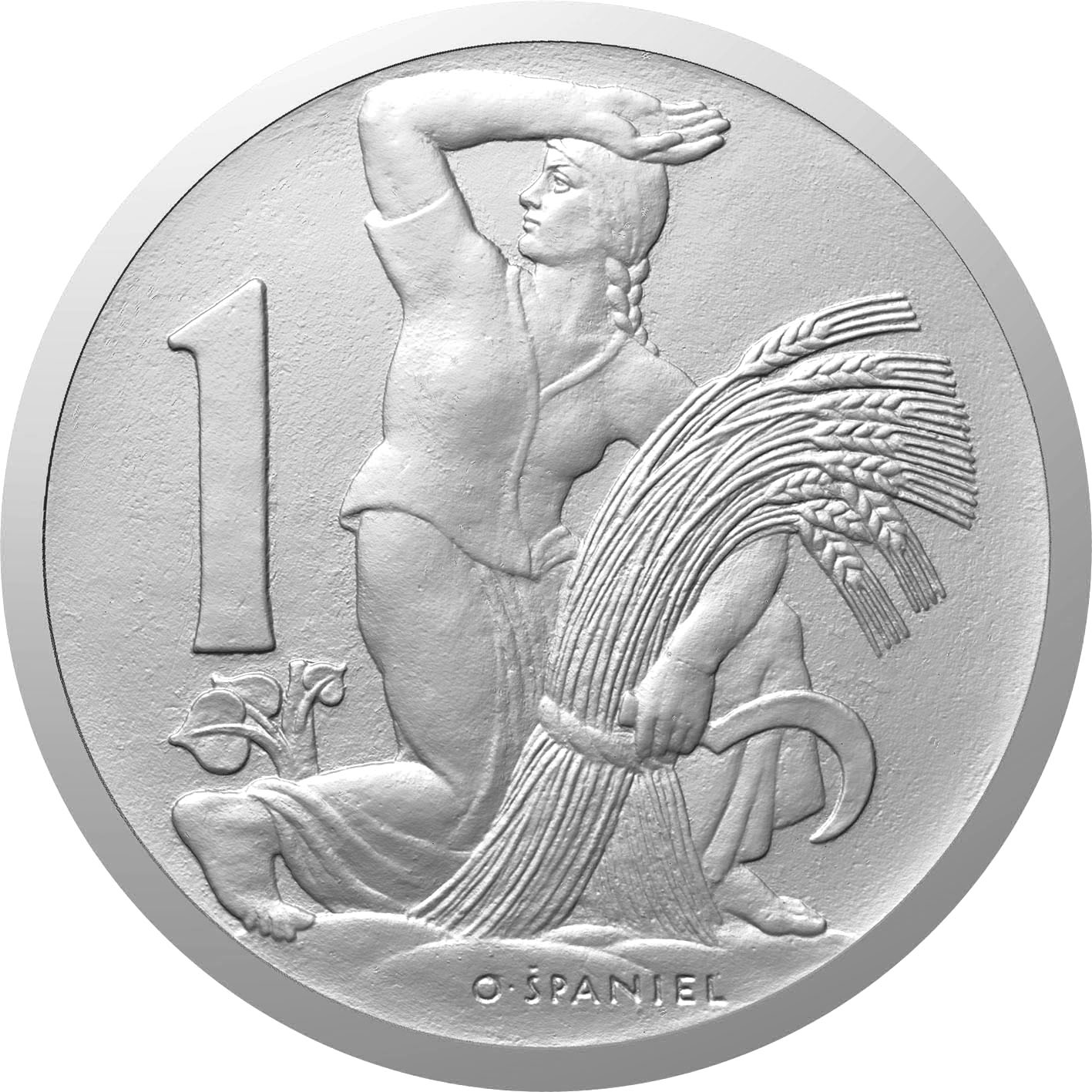 Koruna československá s ročníkem 1922