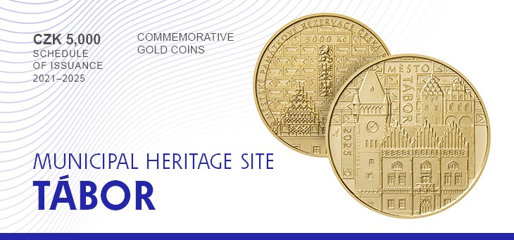 banner – PR – Gold coin – Tábor municipal heritage site banner – PR – Gold coin – Tábor municipal heritage site
