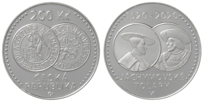 Commemorative silver coin to mark the 500th anniversary of the start of the minting of the Jáchymov thaler