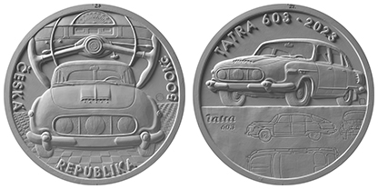 PSM s vloženým prvkem „Osobní automobil Tatra 603“ – realizace (1. cena)
