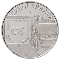 PSM s motivem Celní správy – rub