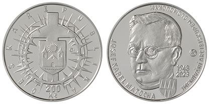 Commemorative silver coin to mark the 75th anniversary of the appointment of Josef Karel Matocha as Archbishop of Olomouc