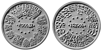 Bimetalová mince ke vstupu České republiky do Evropské unie – technická příprava platidla