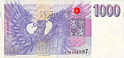 Vzor 1993 rub bankovky
