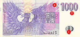 Vzor 1996 rub bankovky