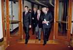 Návšteva prezidenta Václava Havla v ČNB 2001