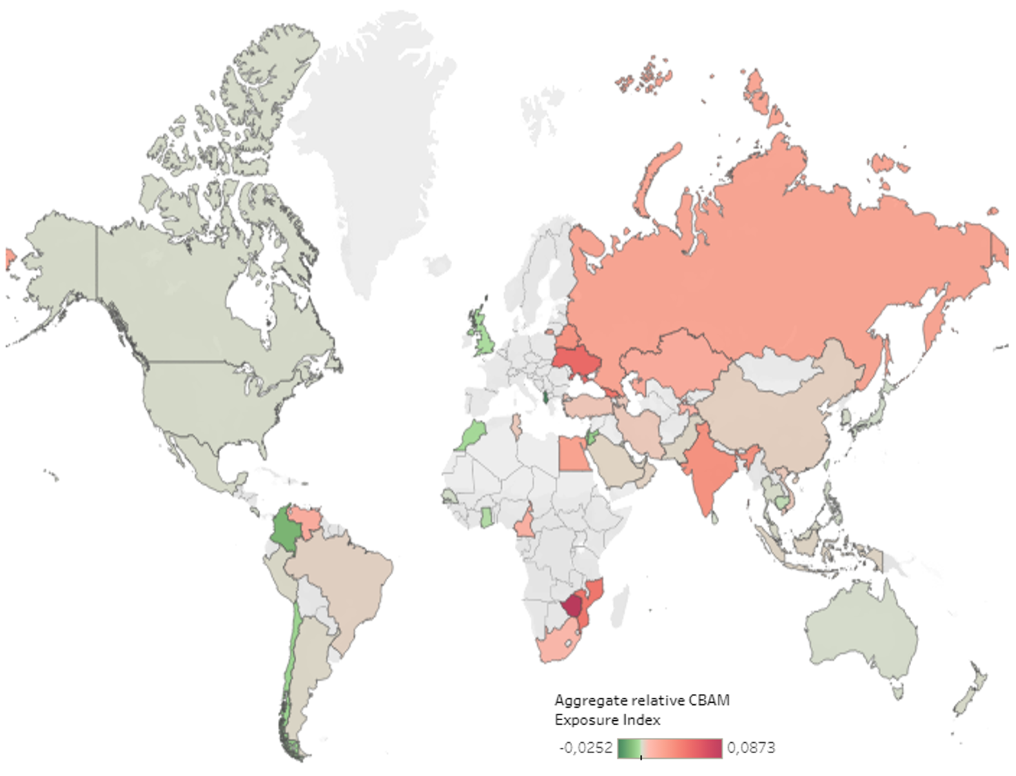 Box 1 – Impacts of the EU CBAM on other countries (WB, 2023)