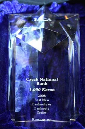 Best New Banknote Award for 2008