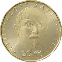 Oběžné mince 20 Kč – A. Rašín
