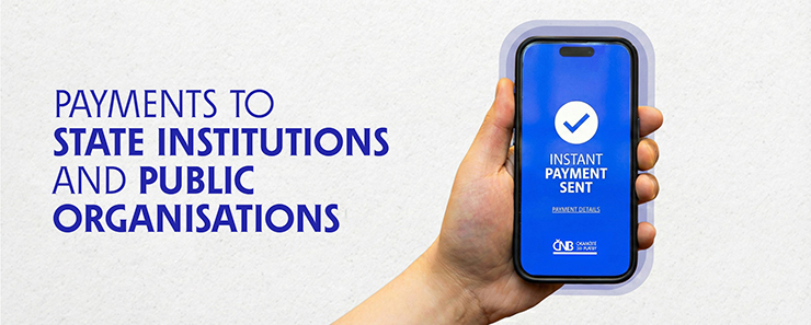 Instant payments – Payments to state institutions and public organisations